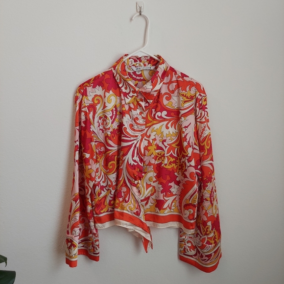 Zara satin blouse size L - Picture 6 of 12